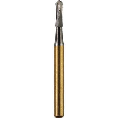Kerr FG1958 Carbide Bur, Fine Cross-Cut, Straight Round End, Friction Grip, 1.2mm Diameter, 3.7mm Length, 10/Pk thumbnail 5