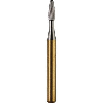 Kerr Trimming & Finishing Carbide Bur FG 9803, Bullet, 30 Flute, 1.2 mm Diameter, 2.9 mm Length, Friction Grip, 10/Pk thumbnail 5