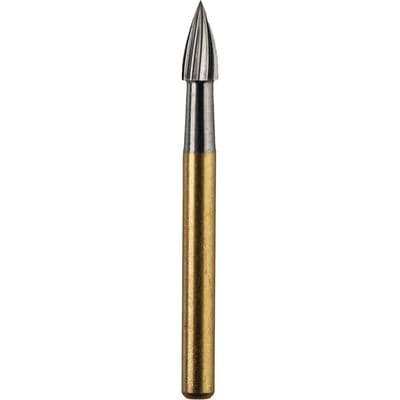 Kerr Trimming & Finishing Carbide Bur, FG 7106, Flame, 12 Flute, 1.8mm Diameter, 3.4mm Length, 10/Pkg, FG7106-KC0 thumbnail 7