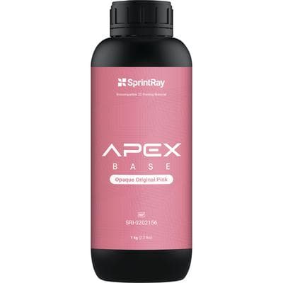SprintRay APEX Base Nanoceramic Denture Base Resin, Opaque Original Pink, 1 kg Bottle thumbnail 8
