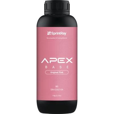 SprintRay APEX Base 3D Printing Denture Base Resin, Original Pink, 1 kg Bottle thumbnail 7
