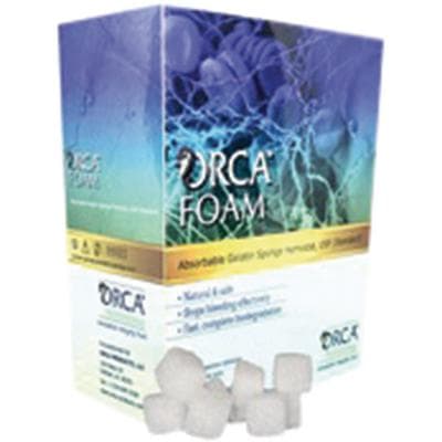 ORCA Foam Absorbable Hemostatic Gelatin Sponge, 10 mm x 10 mm x 10 mm, 32/Box, OF-101010 thumbnail 7