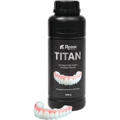 Rodin Titan Ceramic Nanohybrid 3D Print Resin, Shade 0M1, 600g Bottle, 24004 thumbnail 6