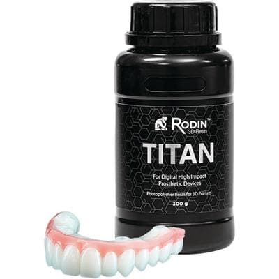 Rodin Titan Ceramic Nanohybrid 3D Print Resin, Shade A3, 300g Bottle, 24001 thumbnail 5