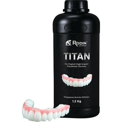 Rodin Titan Ceramic Nanohybrid 3D Resin, Shade A1, 1.2kg Bottle, 23987 thumbnail 9