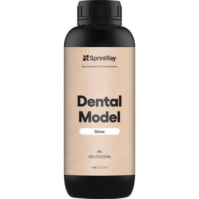 SprintRay Dental Model 3D Printing Resin, Stone Shade, 1 kg Bottle, SRI-0202096 thumbnail 7