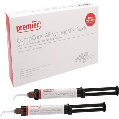 CompCore AF SyringeMix Stack Dual-Cure Core Build-Up Material, White, 2 x 9 g Syringes, 3001512 thumbnail 28