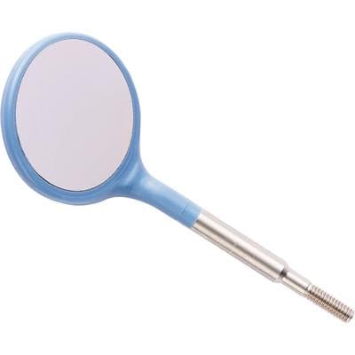 #4 Crystal HD Blue Resin Mouth Mirror Screw-On Heads, Cone Socket, 12/Pk, 50Z371B thumbnail 12