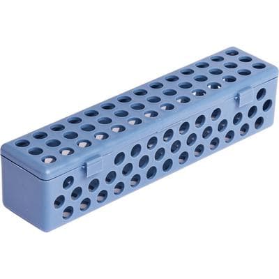 Zirc Steri-Container Standard Cassette, Blue, 8-1/8" x 1-7/8" x 1-7/8", Holds 10-14 Instruments, 50Z900B thumbnail 13