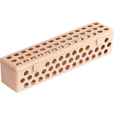 Zirc Steri-Container Standard, Beige, 8-1/8" x 1-7/8" x 1-7/8", Holds 10-14 Instruments, 50Z900-G thumbnail 13