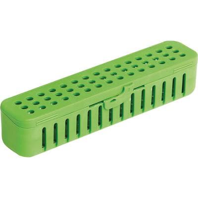 Zirc Compact Steri-Container, Neon Green, 7-1/8" x 1-1/2" x 1-1/2", Holds 8-12 Instruments, 50Z905P thumbnail 9