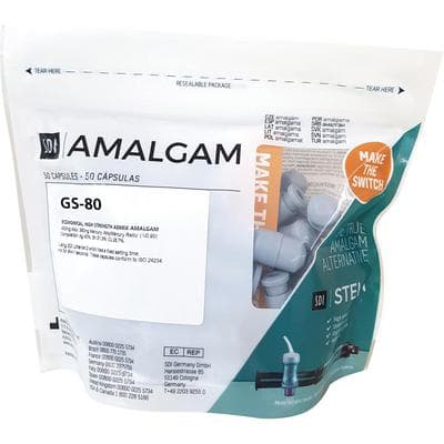 SDI GS-80 Amalgam Capsules, 5 Spill, 1200 mg, Regular Set, Gold/Gray, 50/Pkg, 4405000 thumbnail 8