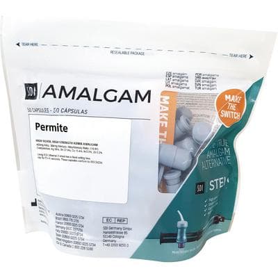 Permite Dispersed Phase Amalgam Capsules, 2 Spill, 600 mg, Regular Set, Purple/Gray, 50/Pk, 4002303 thumbnail 20