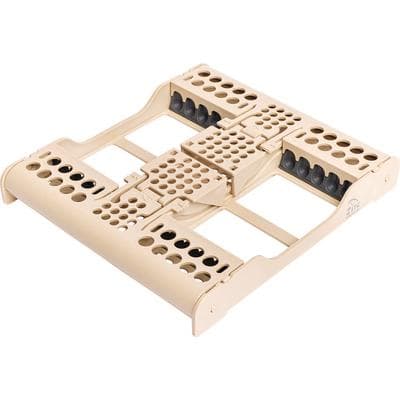 Zirc E-Z Jett® Instrument Cassette, 10-Place, Beige, 7-15/16" x 7" x 1-1/8", 50Z930G thumbnail 9