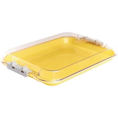 Zirc Safe-Lok Tall Tray Cover for B-Size Trays, Clear, 13-7/8" x 9-7/8" x 1-3/16", 20Z446 thumbnail 15
