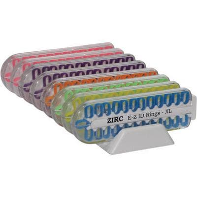 Zirc E-Z ID Instrument Rings, Extra Large, Vibrant Assorted Neon, 200/Pk, 70Z010 thumbnail 7