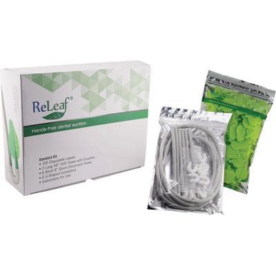 ReLeaf Hands-Free HVE Suction Standard Kit, 100 Leaves, 2 Long Hoses, 6 Short Quick-Disconnect Hoses, 6 U-Connectors, RLF10035 thumbnail 9