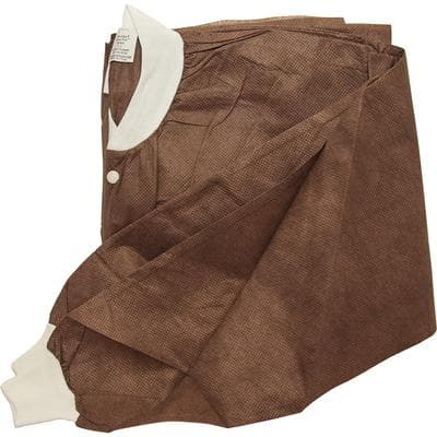 ValuMax Extra-Safe Hip Length Lab Jacket, Coffee, Medium, AAMI Level 3, Latex-Free, 10/Pk, 3630CFM thumbnail 5