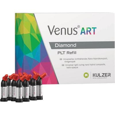 Venus Diamond Nanohybrid Universal Composite, PLT, Shade B3, 0.25 g Unidose Tips, Refill, 10/Pkg, 66039017 thumbnail 16