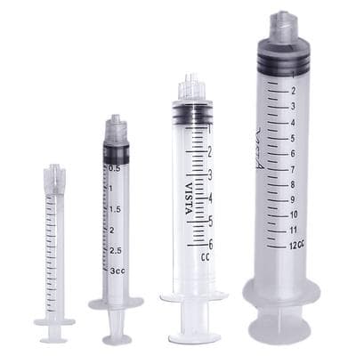 Vista Apex Luer Lock Syringes, 12cc, Disposable, Non-Sterile, 100/Box, #316012 thumbnail 13