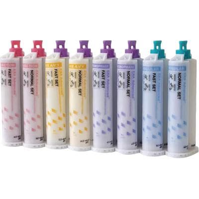 EXA Advanced VPS Impression Material, Monophase, Normal Set, 48 mL Cartridges, Purple, 32/Pkg, 139126 thumbnail 7