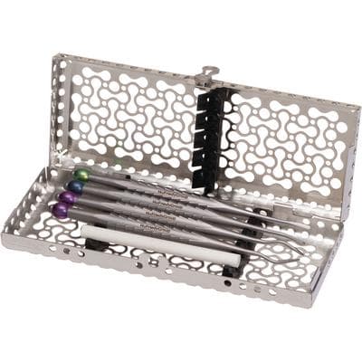 Hu-Friedy ProLux Luxating Elevators Kit of 4, 2.5mm Wide Tips, with Sharpening Stone and Cassette, PROLUXKIT4 thumbnail 4