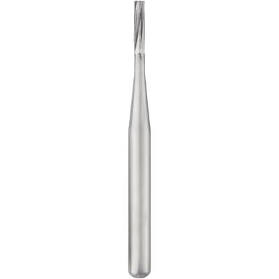 SS White Sterile Carbide Bur, FG, Straight Fissure - Flat End Plain, #56, 25/Pkg thumbnail 6