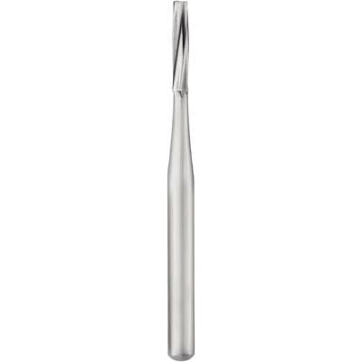 SS White Sterile Carbide Bur, FG, Straight Fissure Flat End Plain, #57L, 25/Pkg thumbnail 6