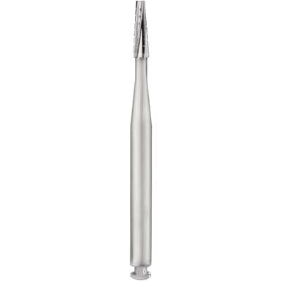 SS White #701 Sterile Carbide Bur, RA (Right-Angle Latch) Shank, Tapered Fissure Flat End, 25/Roll thumbnail 5