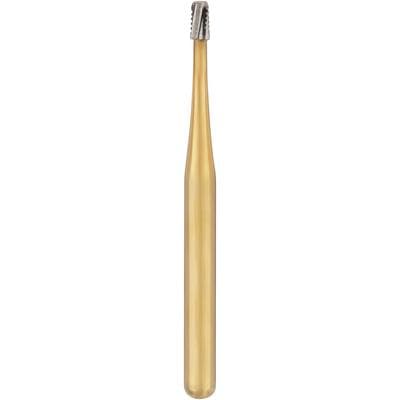Great White Gold Series Sterile Carbide Bur, FG, Straight Fissure, #1, GW1, 25/Pkg thumbnail 4