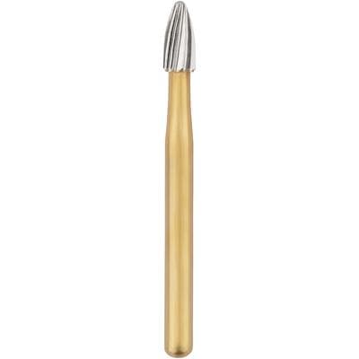 SS White 7406 Sterile Carbide Finishing Bur, Egg/Football, Friction Grip (FG), 12-Blade, Roll of 25 thumbnail 5
