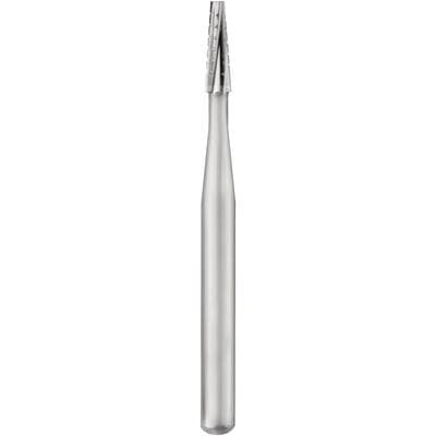 SS White Sterile Carbide Bur, Friction Grip (FG), Tapered Fissure Flat End Plain, #701, 100/Pkg thumbnail 4