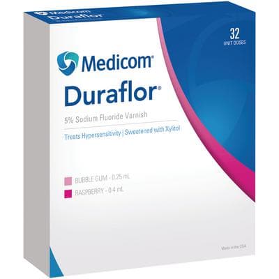 Duraflor 5% Sodium Fluoride Varnish, Bubblegum, 0.25 mL Unit Dose, 32/Box, 1011-BG32 thumbnail 6