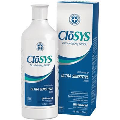 CloSYS Ultra Sensitive Oral Rinse, Unflavored, Alcohol-Free, 16 oz Bottle, 12/Case, CLUS16-6014R thumbnail 17