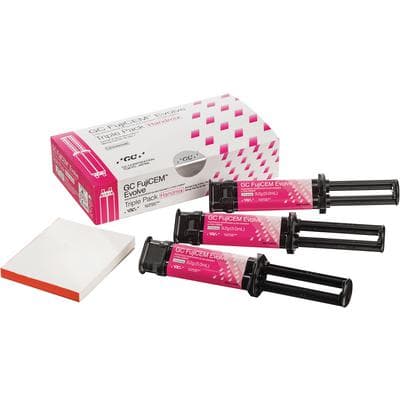 GC FujiCEM Evolve Resin-Reinforced Glass Ionomer Luting Cement, Handmix Triple Pack, 9.2 g Syringe, 3/Pk, 012949 thumbnail 16