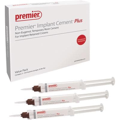Premier Implant Cement Plus Value Pack, White, 3 x 5 mL Automix Syringes with 25 Mixing Tips, 3001556 thumbnail 15