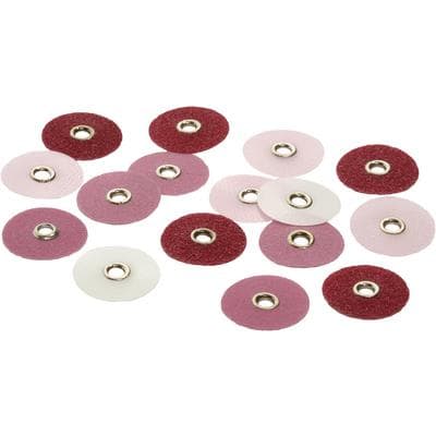 SeptoDiscs Finishing & Polishing Discs Assorted Kit, 1/2" Abrasive Discs, Coarse to X-Fine, 120 Discs + Pop-On Mandrel, 01C4001 thumbnail 12