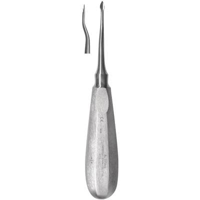 A. Titan Instruments #60U Spade Tip Bone Preservation Elevator, Back Action, 4 mm Tip, Single End, Stainless Steel, 1/Pk thumbnail 7