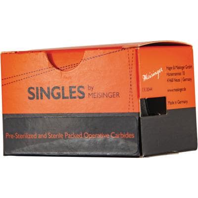 Meisinger Singles Sterile Carbide Bur, FG Friction Grip, Round #8, 2.3 mm Head, 25/Pack, HM1-023-FG thumbnail 6