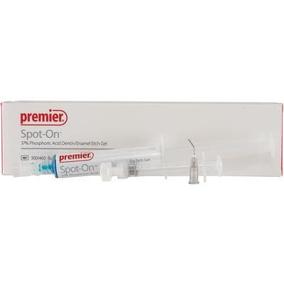 Spot-On Etch 37% Phosphoric Acid Etch Gel, High Viscosity, Blue, Bulk Kit, 12 g Syringe with 10 Empty 1.2 ml Syringes & 50 Tips, 3001460 thumbnail 23