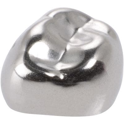 3M ESPE Stainless Steel Primary Molar Crown, Second Primary Molar, Lower Left, Size ELL7, Refill Box of 5, E-LL-7 thumbnail 17