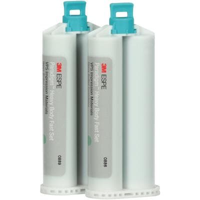 Paradigm VPS Impression Material, Cartridge Refill, Heavy Body, Fast Set, 50 ml, Pale Green, 2/Pk, 5513 thumbnail 13