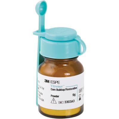 3M Vitremer Core Buildup/Restorative Glass Ionomer Powder Refill, Shade A4, 9 g Bottle with Spoon, 3303A4 thumbnail 6
