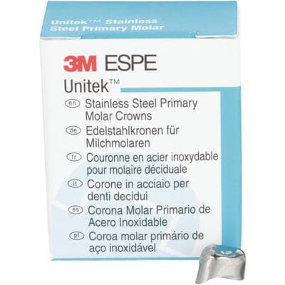 3M Unitek Stainless Steel Primary Molar Crown, Upper Right First Primary Molar, Size 1, 5/Box, 900121 thumbnail 16