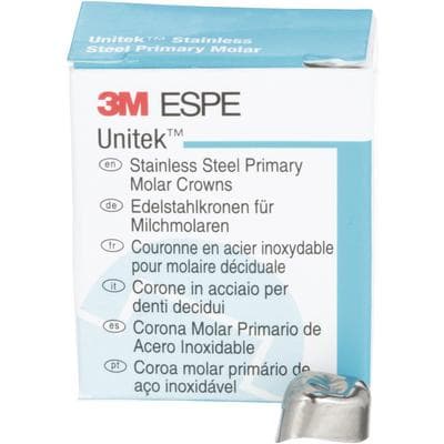 3M Unitek Stainless Steel Primary Molar Crown, Upper Right First Primary Molar, Size 5, 5/Box, 900125 thumbnail 16