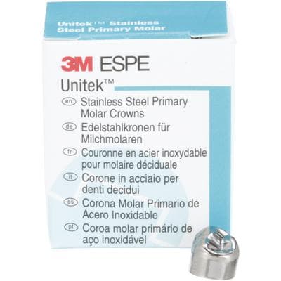 3M Unitek Stainless Steel Primary Molar Crown, First Primary Molar, Lower Right, Size 6 (LR6), 5/Pk, 900146 thumbnail 18