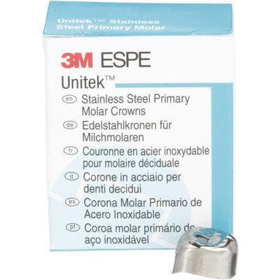 3M Unitek Stainless Steel Primary Molar Crown, Upper Right First Molar, Size 7, 5/Box, 900127 thumbnail 16