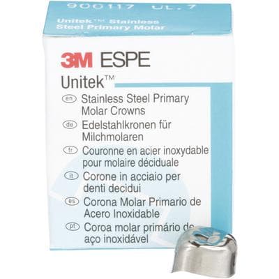 3M Unitek Stainless Steel Primary Molar Crown, Upper Left First Molar, Size 7, 5/Box, 900117 thumbnail 16
