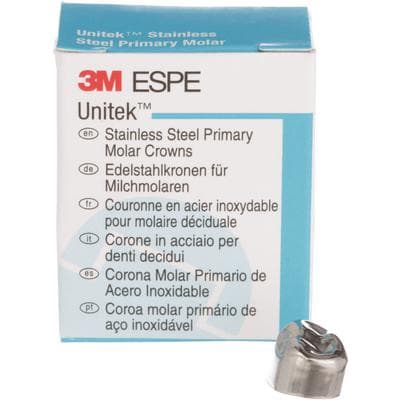 3M Unitek Stainless Steel Primary Molar Crown, Lower Right First Molar, Size 7, 5/Box, 900147 thumbnail 17