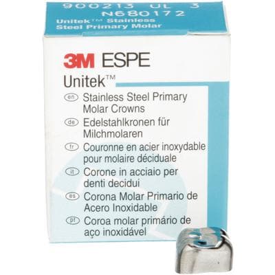3M Unitek Stainless Steel Primary Molar Crown, Second Primary Molar, Upper Left, Size 3 (2UL3/UL3), 5/Pk, 900213 thumbnail 17